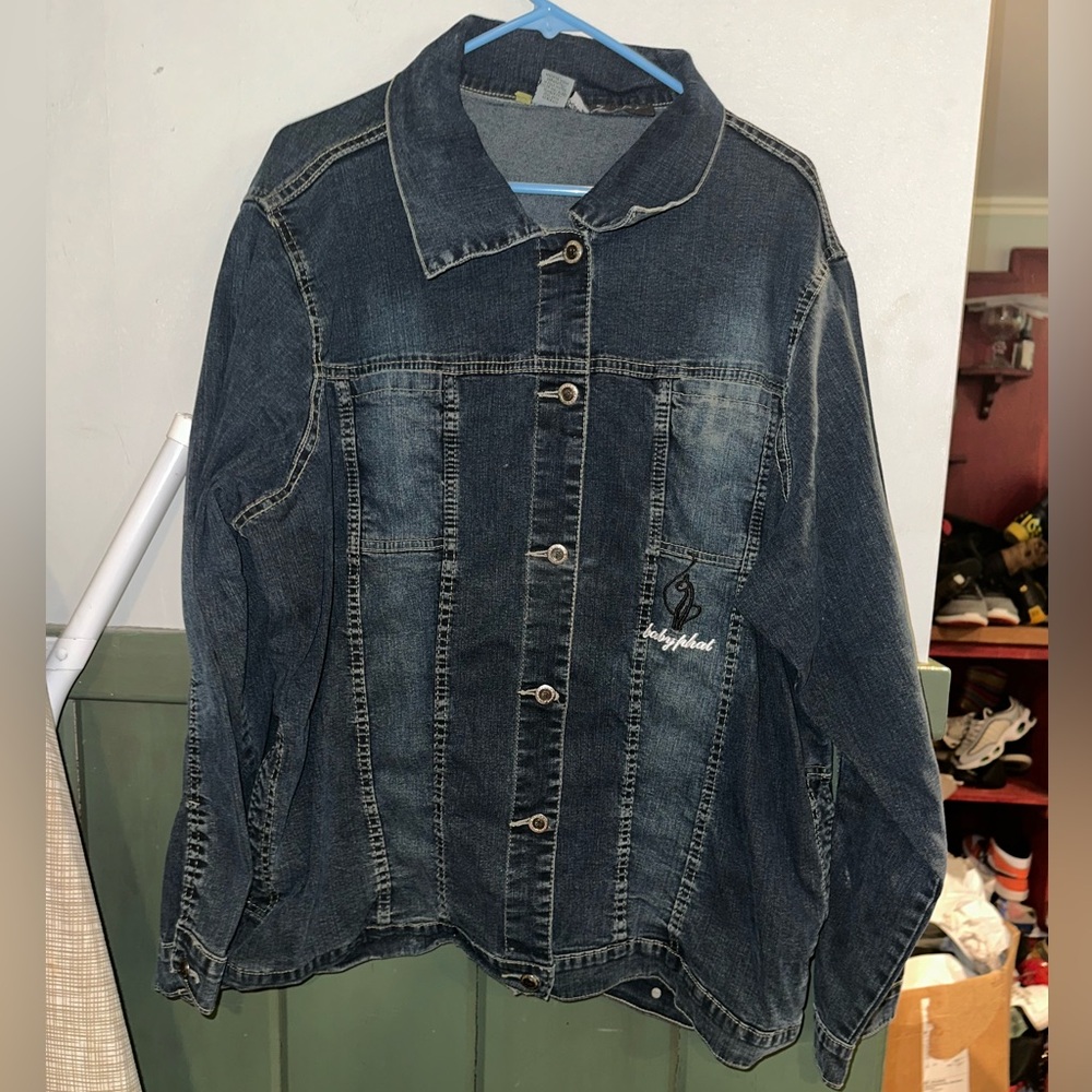 Womens baby phat jean jacket size 23/24